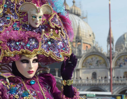 VENISE … masques et bises.